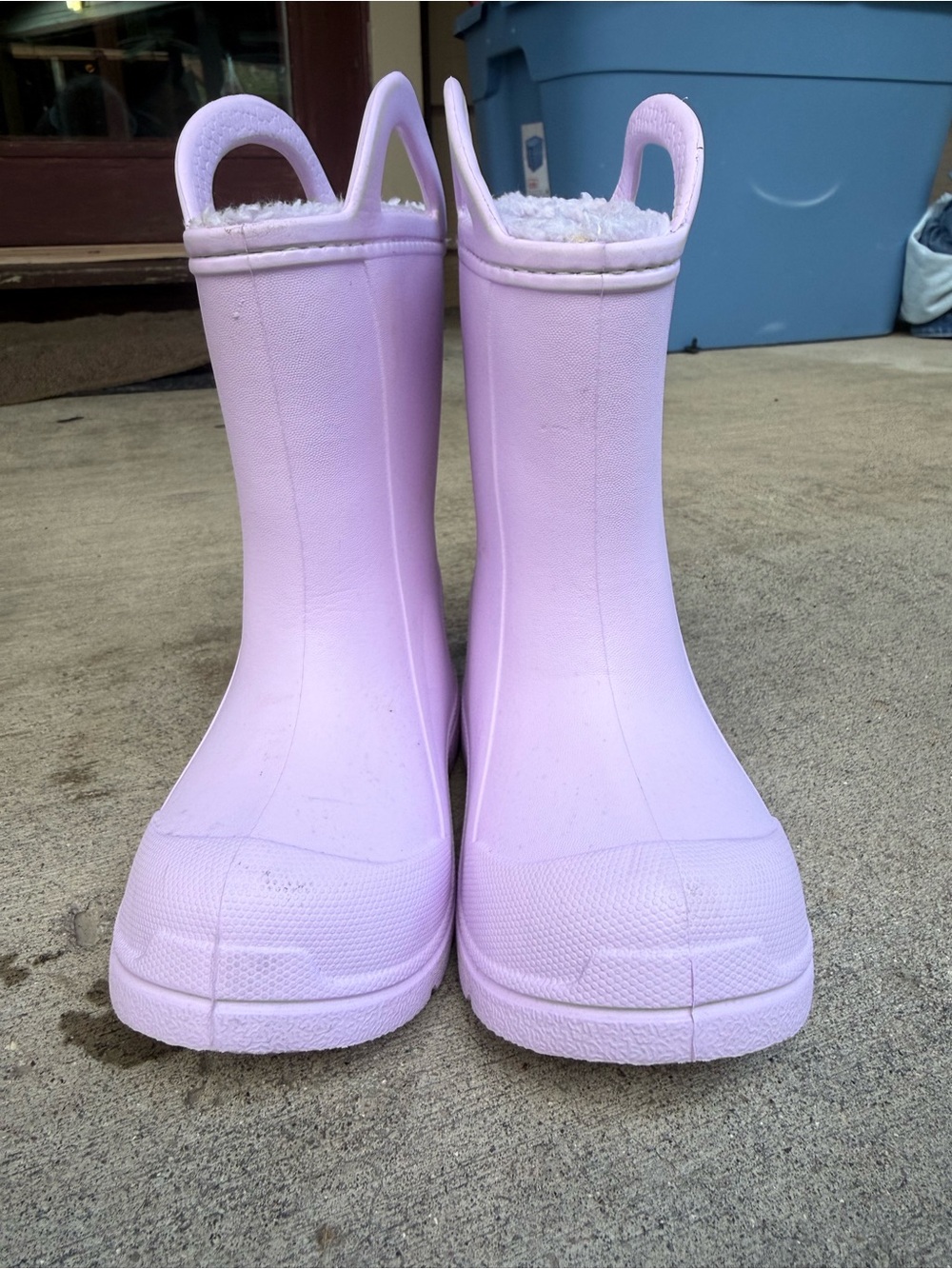 BearPaw Lilac Kids Waterproof Pull-On Rain Boots